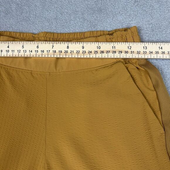 Athleta Textured Brooklyn Jogger Pants Womens Size 0 Tuscan Gold Pull On Pockets - Picture 10 of 12